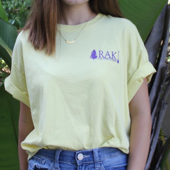 Roxy Tops - VSCO Girl Rak Outfitters Yellow Graphic T-shirt